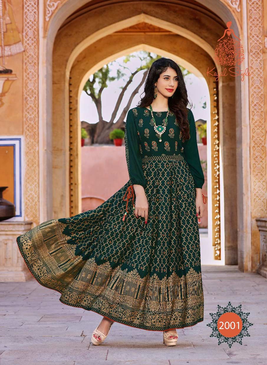 Fashion Colorbar Vol-2 Kajal Style Print Embroidery Kurtis Fashion Colorbar Vol-2 Kajal Style Print Embroidery Kurtis